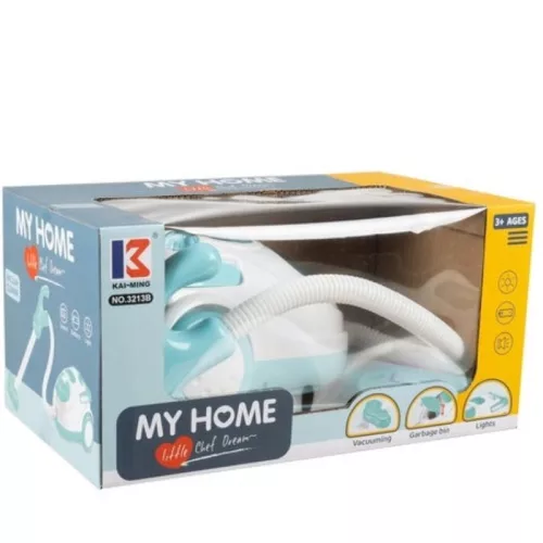 Elemes játékporszívó kék-fehér színben