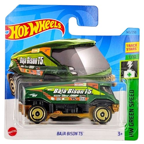 Hot Wheels 7/10 HW Green Speed - Baja Bison T5 kisautó