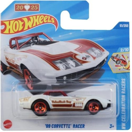 Hot Wheels 1:64 kisautók HW Celebration Racers 2/10 69 Corvette Racer