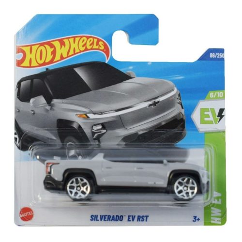 Hot Wheels 1:64 kisautók HW EV 6/10 Silverado EV RST