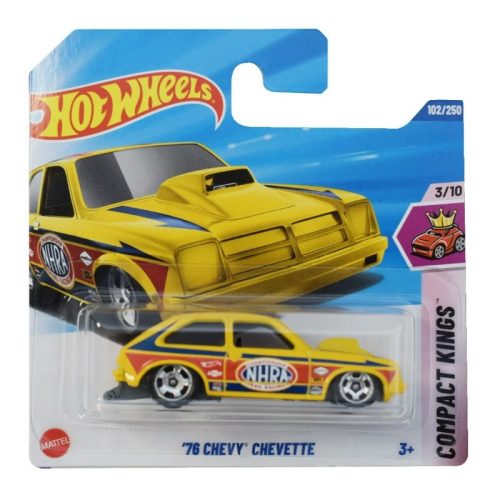 Hot Wheels 1:64 kisautók Compact Kings 3/10 76 Chevy Chevette