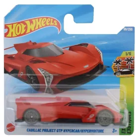 Hot Wheels Cadillac Project GTP Hypercar kisautó – 1:64 méretarány, piros, 99/250