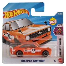 Hot Wheels Compact Kings kisautó 10/10 – 1972 Datsun Sunny Coupé 211/250 (1:64)