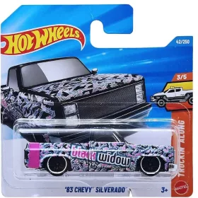 Hot Wheels '83 Chevy Silverado kisautó – 1:64 méretarányú fémöntött modell