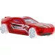 Hot Wheels 1:64 Bullet Proof X-Racers kisautó – áttetsző piros