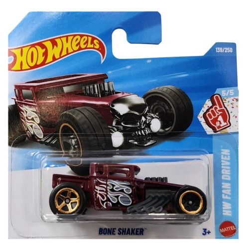 Hot Wheels 1:64 kisautók Fan Driven 5/5 Bone Shaker 139/250