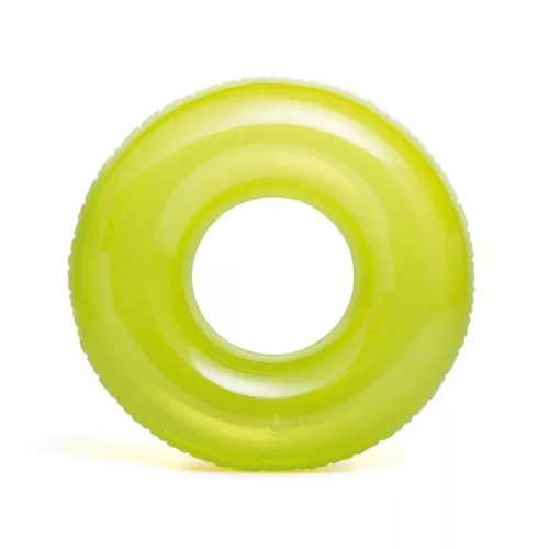 Intex - Felfújható úszógumi áttetsző neon színben (1 db)