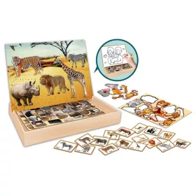 2 az 1-ben mágneses puzzle – Vadállatok