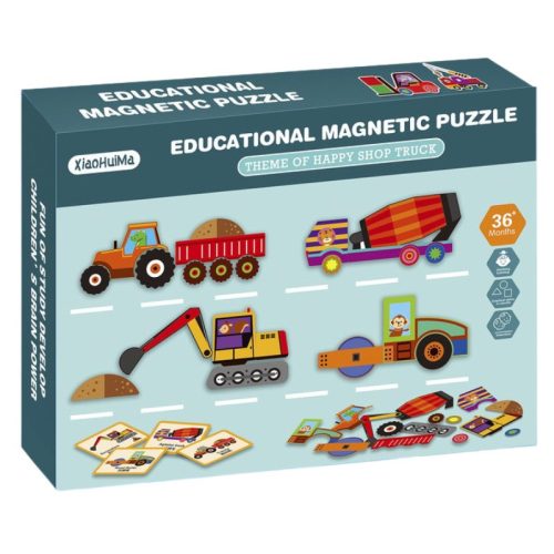 2 az 1-ben mágneses puzzle - Munkagépek