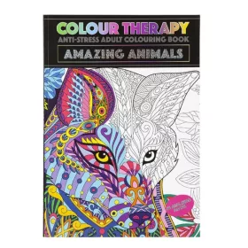 Színterápia felnőtt színező - Amazing Animals