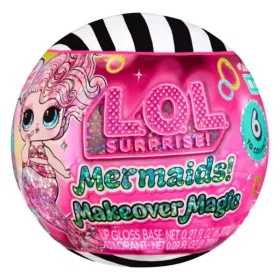 L.O.L. Surprise Mermaids Makeover Magic sellő aprósággal és DIY szájfénnyel