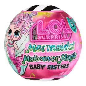 L.O.L. Surprise! Mermaids Makeover Magic Baby Sisters sellő bébi színváltós