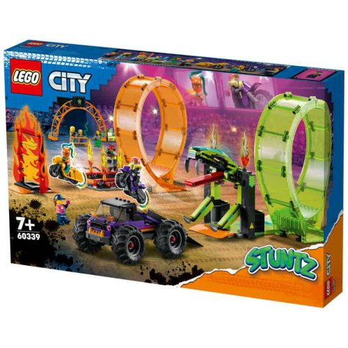 LEGO City 60339 Stuntz: Kaszkadőr aréna dupla hurokkal