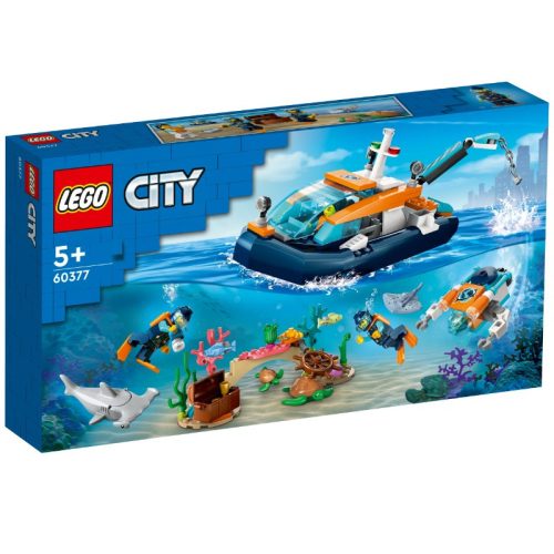 LEGO City 60377 Felfedező búvárhajó