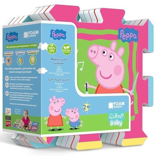 Trefl 60398 Habszivacs szőnyeg puzzle - Peppa malac (8 db)