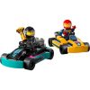 LEGO City Great Vehicles 60400 Gokartok és versenypilóták