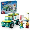 LEGO City Great Vehicles 60403 Mentőautó és snowboardos