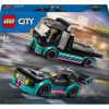 LEGO City Great Vehicles 60406 Versenyautó és autószállító teherautó