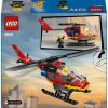 LEGO City Fire 60411 Tűzoltó mentőhelikopter