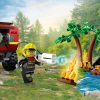 LEGO City Fire 60412 4X4 Tűzoltóautó mentőcsónakkal