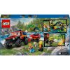 LEGO City Fire 60412 4X4 Tűzoltóautó mentőcsónakkal