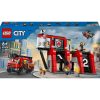 LEGO City Fire 60414 Tűzoltóállomás és tűzoltóautó