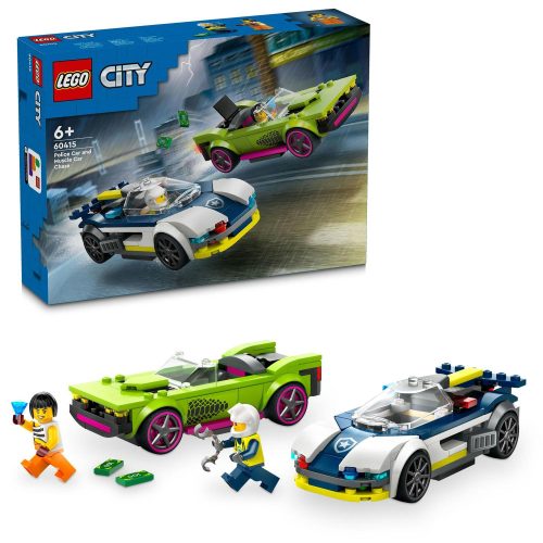 LEGO City Police 60415 Rendőrautó és sportkocsi hajsza