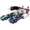 LEGO City Forma 1 60444 F1-es garázs, Mercedes-AMG és Alpine autók