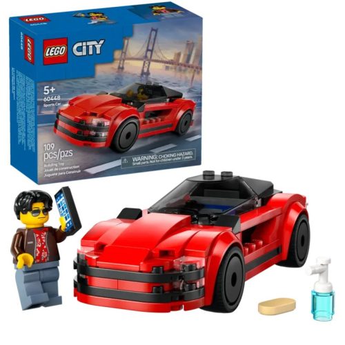 LEGO City Great Vehicles 60448 Piros sportautó