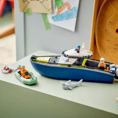 LEGO City 60456 Üldözés rendőrségi csónakkal