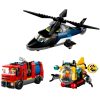 LEGO City Great Vehicles 60462 Helikopter, tűzoltóautó és tengeralattjáró egy csomagban