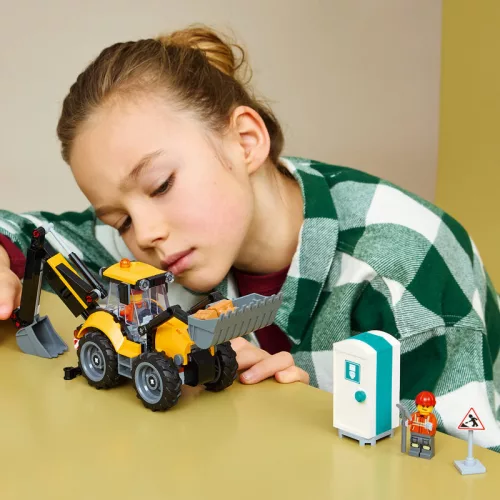 LEGO City Great Vehicles 60480 Sárga árokásó-rakodó