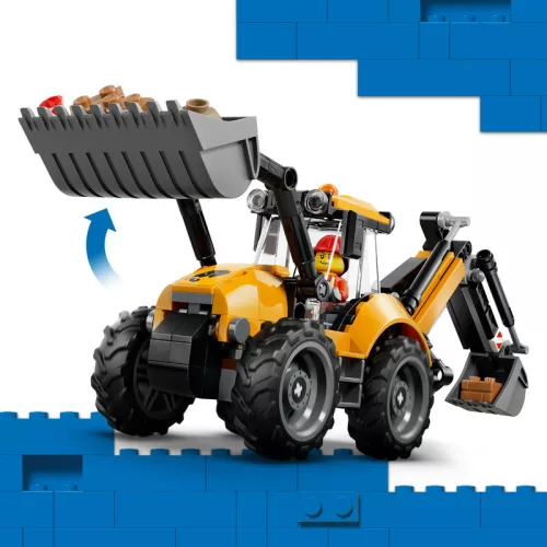 LEGO City Great Vehicles 60480 Sárga árokásó-rakodó