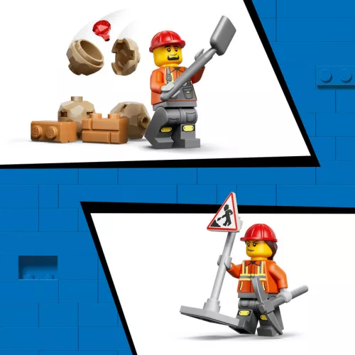 LEGO City Great Vehicles 60480 Sárga árokásó-rakodó