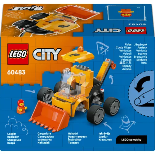 LEGO City Brick Rides 60483 Járgányok - Építőipari rakodó