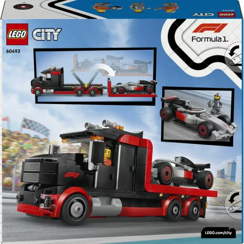 LEGO City Formula 1 60493 F1-es kamion egy F1-es Audi versenyautóval