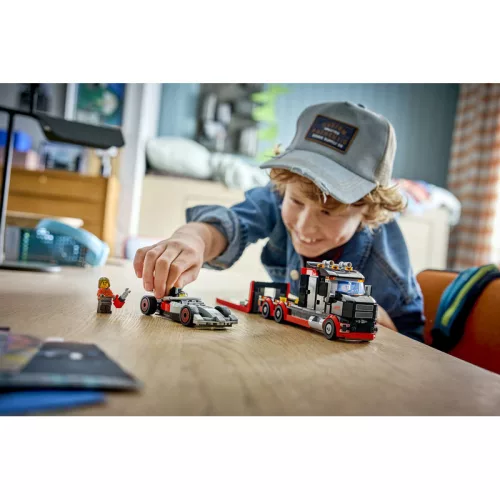 LEGO City Formula 1 60493 F1-es kamion egy F1-es Audi versenyautóval