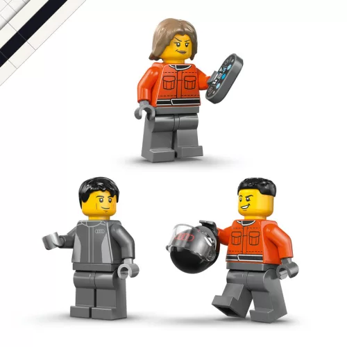 LEGO City Formula 1 60493 F1-es kamion egy F1-es Audi versenyautóval