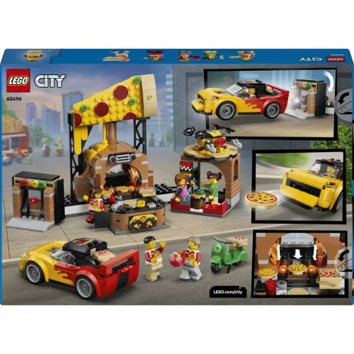 LEGO City 60496 Pizzéria kiszállító járművekkel