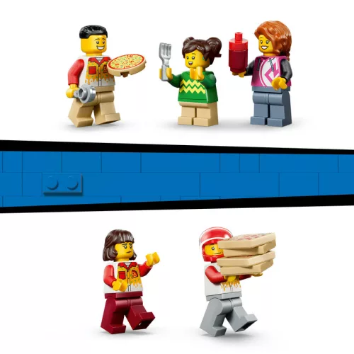 LEGO City 60496 Pizzéria kiszállító járművekkel