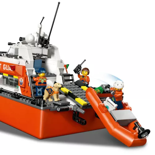 LEGO City Exploration 60504 Parti őrség mentőcsónak és helikopter
