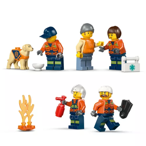 LEGO City Exploration 60504 Parti őrség mentőcsónak és helikopter