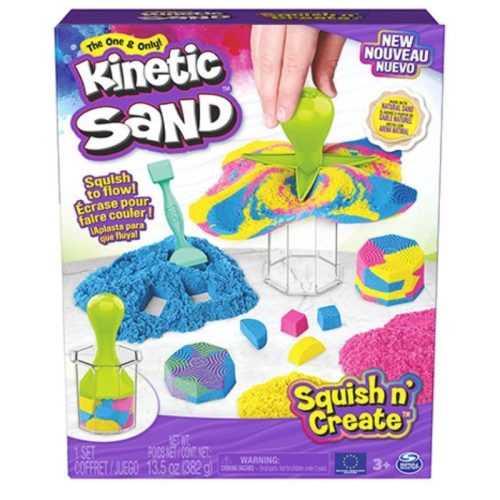 Kinetic Sand Squish n' Create homokgyurma készlet