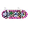 Tech Deck SK8 Crew Twin Shred Pack - Lila sapkás és fehér fejhallgatós játékfigura ujjgördeszkával