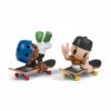 Tech Deck SK8 Crew Twin Shred Pack - Fekete sapkás és kék bukósisakos játékfigura ujjgördeszkával (2 db) 