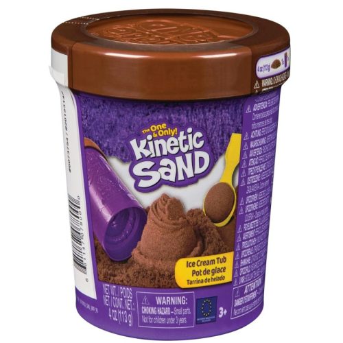 Kinetic Sand - Fagyis doboz barna homokgyurmával