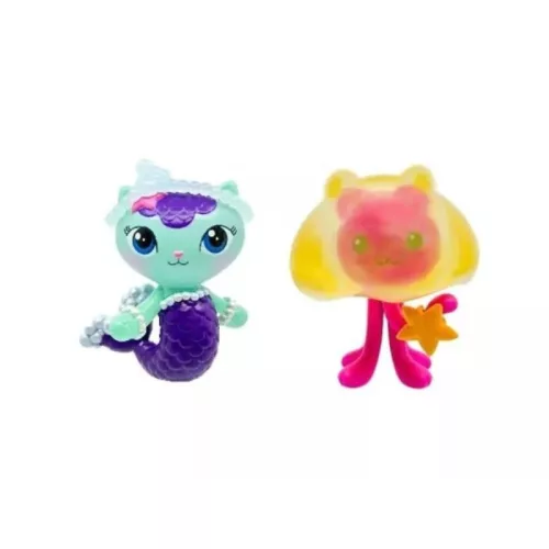Gabi babaháza: A film figuraszett – Aquaroom MerCat & Kitty Jellyfish (2 db)