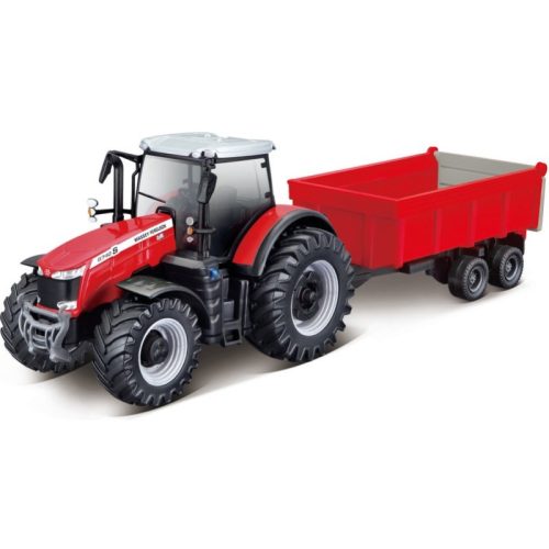 Bburago Massey Fergusson 8740S utánfutóval