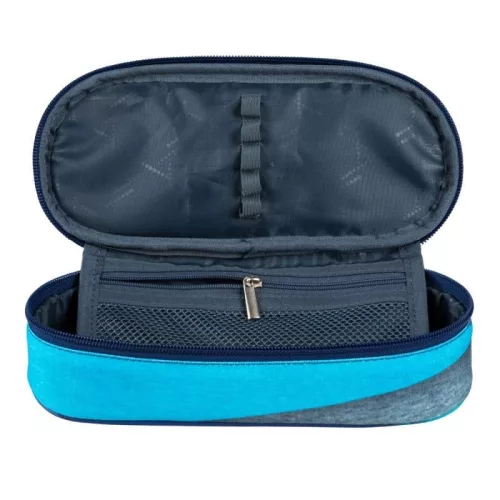 Majewski St. Right Melange Stripes ovális tolltartó