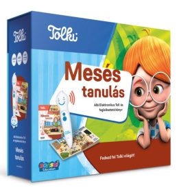 Tolki Mesés tanulás interaktív foglalkoztató könyv tollal szett